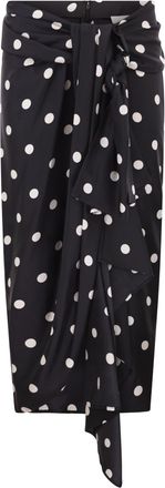 Sportmax Sportmax Spxgentile zijden twill knooprok