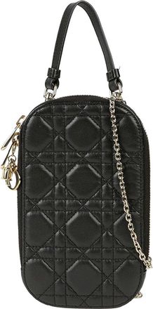 Dior Lady Mobile Phone Holder Tote And Shoulder Bag (Authentic Pre-Loved)