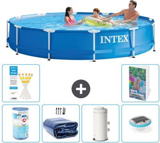 Intex Piscina Con Estructura Redonda - 366x76 Cm - 7-piezas S101