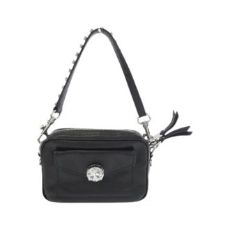 Miu Miu Pre-owned Cross Body Bags, female, Black, Size: ONE SIZE Pre-owned Leather Shoulder Bag