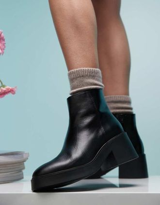 Bimba & Lola Stivaletti con tacco basso neri-Nero