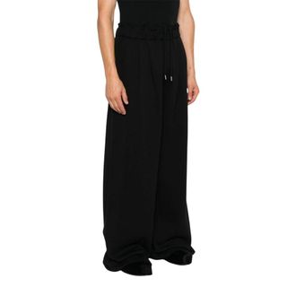 Dries Van Noten Wide Trousers, male, Black, Size: M Wide Trousers