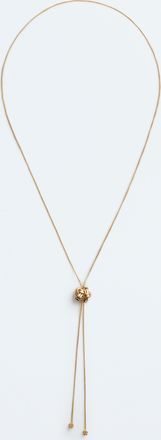 Bottega Veneta Collana Knot scorrevole - Giallo - Donna - U