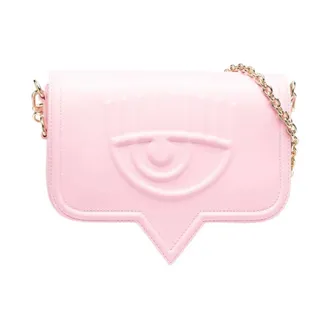 Chiara Ferragni Tassen, Dames, Roze, ONE Size, 603 Borsa Grande Logo Occhio c/catena