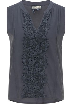 Dreimaster Dreimaster Top Dames Grijs-blauw