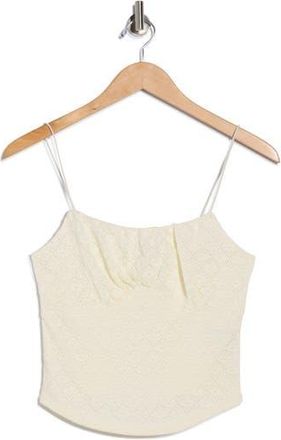 Madden Girl Emma Lace Camisole in Natural at Nordstrom Rack, Size X-Large