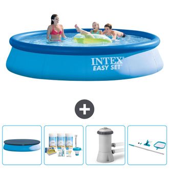 Intex Piscina Easy Set Redonda - 396x84 Cm - 7-piezas Scb7