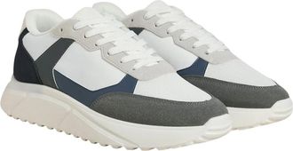Jack & Jones Jack And Jones Heren Aspire Runner Sportschoenen (Blazer Wit/Kasteelrots/Navy)