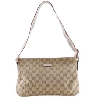 Gucci Pre-owned GG Canvas Shoulder Bag - Dames - Pre-owned - Beige - Maat: ONE Size