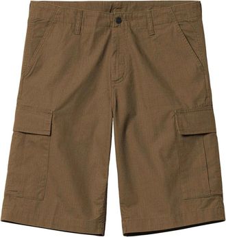 Carhartt Work in Progress Lichtgewicht cargoshorts met meerdere zakken - Heren - Korte Broeken - Bruin - W28 - Katoen - Korte Broeken
