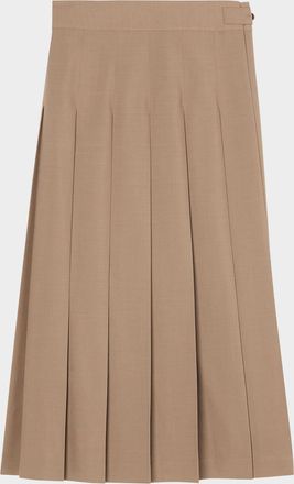 Róhe Pleated Wrap Skirt
