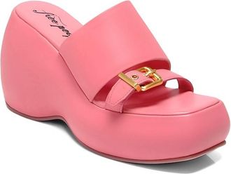 Free People Womens Mila Wedge Sandal In Watermelon