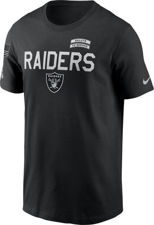 Nike Las Vegas Raiders Salute to Service Sideline Nike Mens Dri-FIT NFL T-Shirt in Black | 02ET00AA2Q-NKC