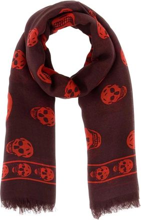 Alexander McQueen Classic Skull Foulard - Heren - Sjaals - Veelkleurig - ONE Size - Accessoires