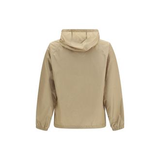 Burberry Mens Beige Nylon Shell Jacket Clothing