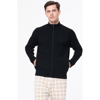 Sergio Tacchini Saggio Track Jacket in Black Beauty at Nordstrom, Size Xxx-Large