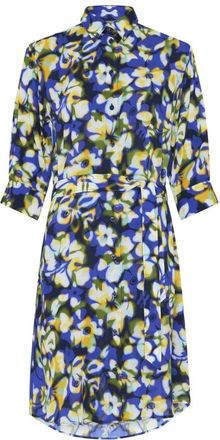 Vilebrequin Viscose Long Shirt Dress Frangipanier Trouble - Dames - Shirt Kleedjes - Veelkleurig - S - Kleedjes