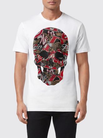 Philipp Plein T-shirt skull con strass