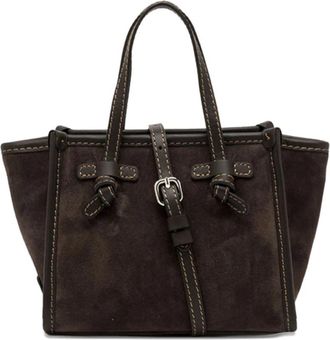 Gianni Chiarini Bruin Leren Shopper Tas - Dames - Shoppers - Bruin - ONE Size - Leer - Tassen