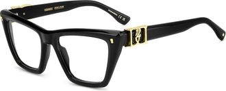 Dsquared2 Mode Bril Zwarte Frame - Dames - Brillen - Zwart - 53 MM - Accessoires
