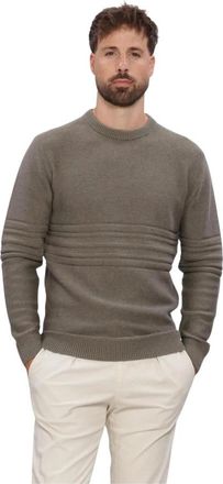 Gentiluomo Truien & Vesten, Heren, Bruin, L, Round Neck LS