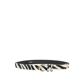 Max Mara Belts, female, White, Size: L Cavallino Tree Belt