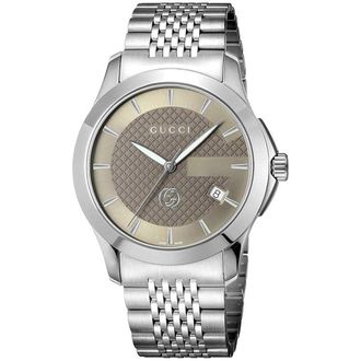 Gucci YA1264107 G-Timeless Bruine Wijzerplaat Herenhorloge