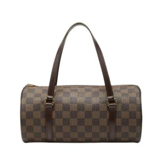 Louis Vuitton Pre-owned Papillon 26 Damier Handtas - Dames - Pre-owned - Bruin - Maat: ONE Size Zijde