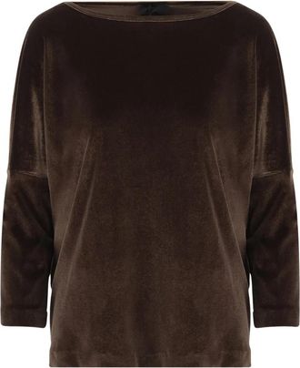 F.it Shirt met klepzakken en knoopsluiting - Dames - Blouses - Bruin - 3XL - Polyester - Overhemden