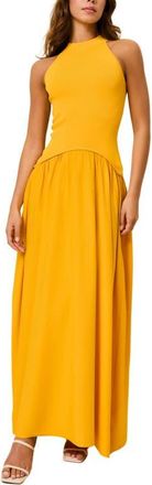 Solid & Striped The Isola Sleeveless Maxi Dress in Pineapple at Nordstrom, Size X-Small