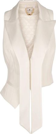 Elisabetta Franchi Mujer, Chaquetas, Blanco, Talla: M