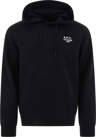 A.P.C. A. p.c. Logo-print Drawstring Hoodie