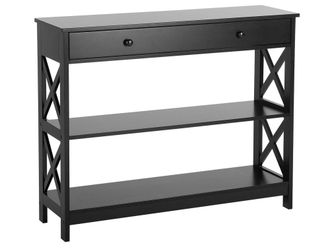 Beliani Consola negro