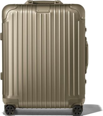 Rimowa Original Cabin Plus Suitcase in Titanium - Aluminium - 57x44x25