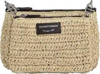 Emporio Armani Raffia Bag - Beige
