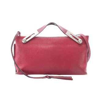 Loewe Pre-owned Handbags, female, Red, Size: ONE SIZE Pre-owned Missy Small 2Way Handbag