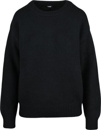 Add Maglione Girocollo - Dames - Ronde hals truien - Zwart - XS - Katoen - Truien & Vesten