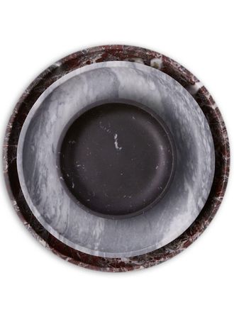 Bloc studios x Sunnei set of three plates - unisex - marble - One Size - Black