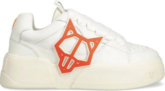 Naked Wolfe Sneakers con dettaglio volpe oversize - Bianco