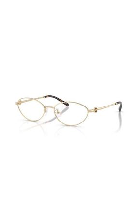 Tory Burch 53mm Oval optical glasses in Gold at Nordstrom