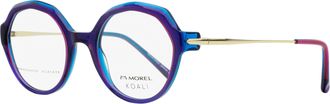 MOREL Womens Koali Iberis Eyeglasses 20128K PD02 Purple/Gold 48mm