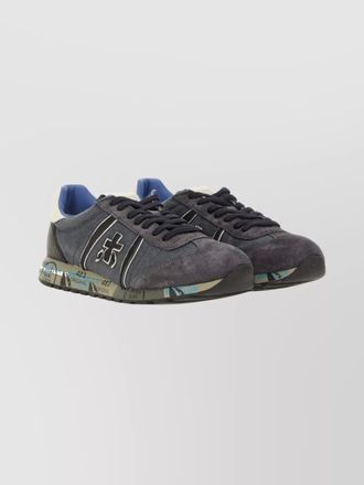 Premiata stylish sneakers with contrast sole and round toe