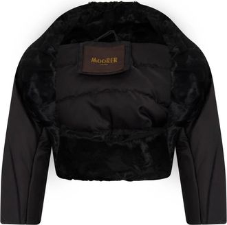 Moorer Sonia Short Jacket - Dames - Winterjassen - Bruin - XS - Jassen