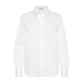 Brunello Cucinelli Donna, Camicette, Bianco, XL, new