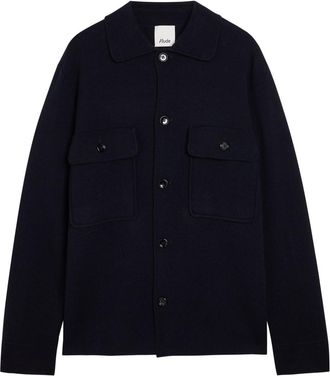 Allude Wool and Cashmere-blend Overshirt - Black - XL