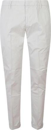 Dondup Gaubert Slim-fit Broek - Heren - Chinos - Wit - W31 - Katoen - Broeken