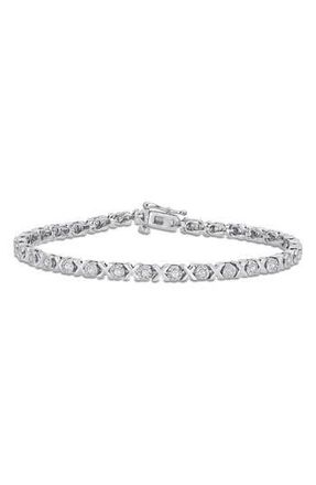 Delmar Diamond Tennis Bracelet - 0.96ct. in Silver at Nordstrom Rack