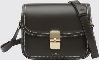 A.P.C. A. P.C. Grace Mini Crossbody Bag in Smooth Cowhide Leather with Buckle