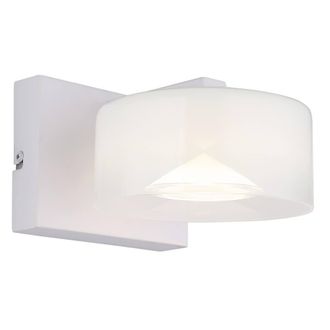 Netlighting Belinda Integrated LED Wall Lamp White Matt Opal Glass Shade LED 4000K
