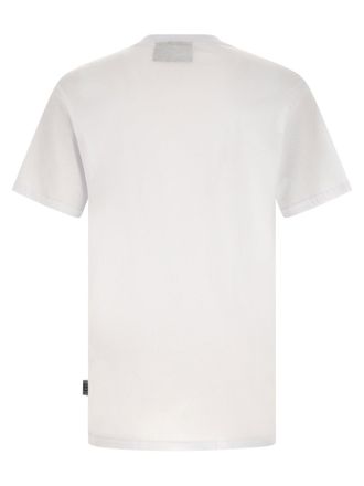 Philipp Plein Logo-Embroidered Cotton T-Shirt - White